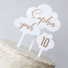 Cake Topper "3 Wolken" | personalisiert