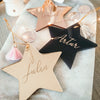 Christmas tree star made of acrylic | personalised