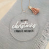 Christmas tree decoration "Merry Christmas" | personalised