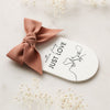 Deko Acrylanhänger Samtschleife „Just love“ Taschenanhänger  | Valentinstag | Hochzeit | Geschenk