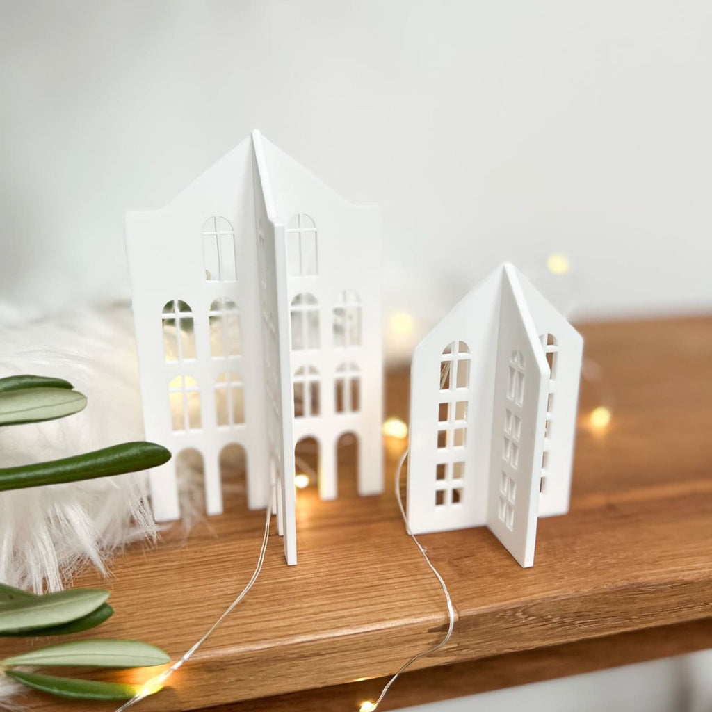 Häuschen 3D als Steckfigur aus Acryl minimalistisch