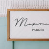 Holzschild "Parker" Shabby | personalisiert