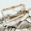 CLUTCH Your personalized acrylic glass bag, transparent
