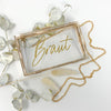 CLUTCH Your personalized acrylic glass bag, transparent