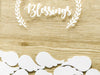 Gästebuch aus Holz - Blessings