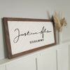 Holzschild "Parker" Shabby | personalisiert