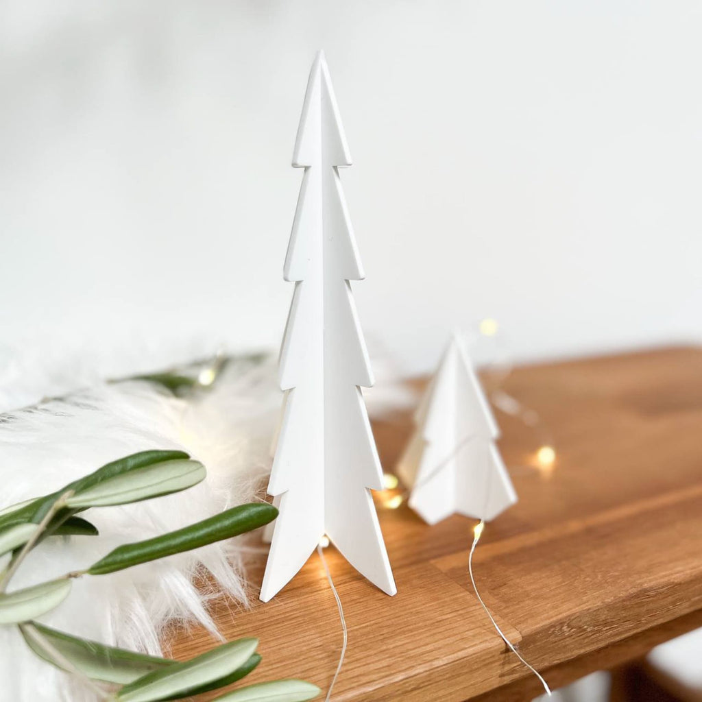 Tannenbaum 3D als Stecktfigur aus Acryl minimalistisch