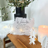 Weihnachtsdeko Schild aus Acryl „Weihnachten ist …“ in Beige