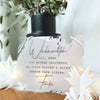 Weihnachtsdeko Schild aus Acryl „Weihnachten ist …“ in Beige