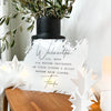 Weihnachtsdeko Schild aus Acryl „Weihnachten ist …“ in Weiß