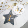Personalisierter Weihnachtsschmuck Aufhänger mit Namen und Initialen