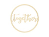 Wooden Chair Sign "Better Together" - 28 cm