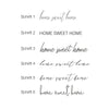 Pressed Dried Flowers Acrylic Sign | rectangular | personalised