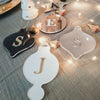 Christmas tree decorations "initials" | personalised