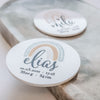Geburtsmagnet aus Acryl | Personalisiert