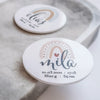 Geburtsmagnet aus Acryl | Personalisiert
