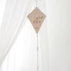 Birth plaque made of wood with acrylic writing in 3D | Personalized