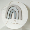 Name plate Rainbow made of wood