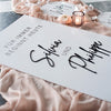 willkommensschild hochzeit acryl