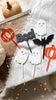 Cake Topper aus Acryl mit Halloween Motiven als Geist, Kürbis, Fledermaus und Boo