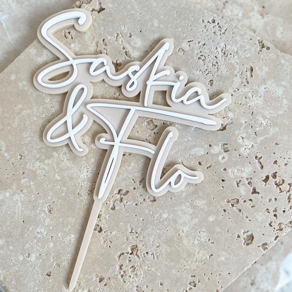Cake Topper Hochzeit Hochzeitstorte Namen