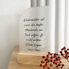 Acrylic card for Christmas with wooden base | Personalized