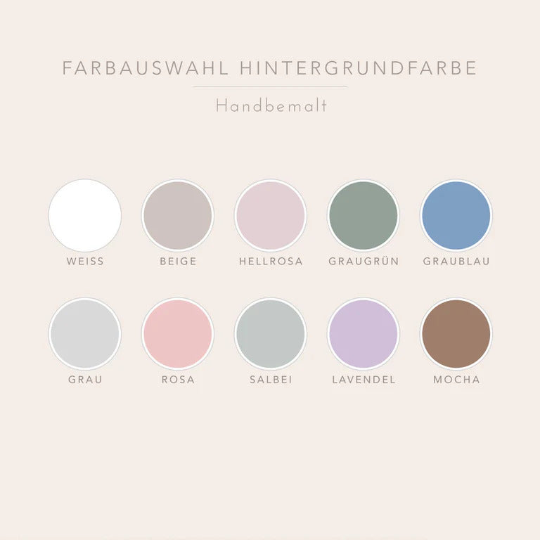 Seating plan sign made of acrylic transparent "Our table plan"