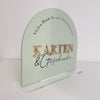 Geschenketisch Schild aus Acryl | Hochzeit | 3D Schrift | mit Fuß