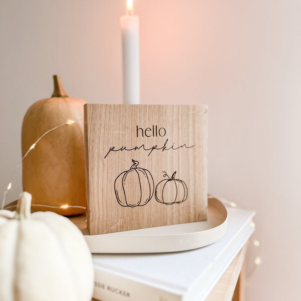 Nachhaltige Holzdeko für Herbstliebhaber