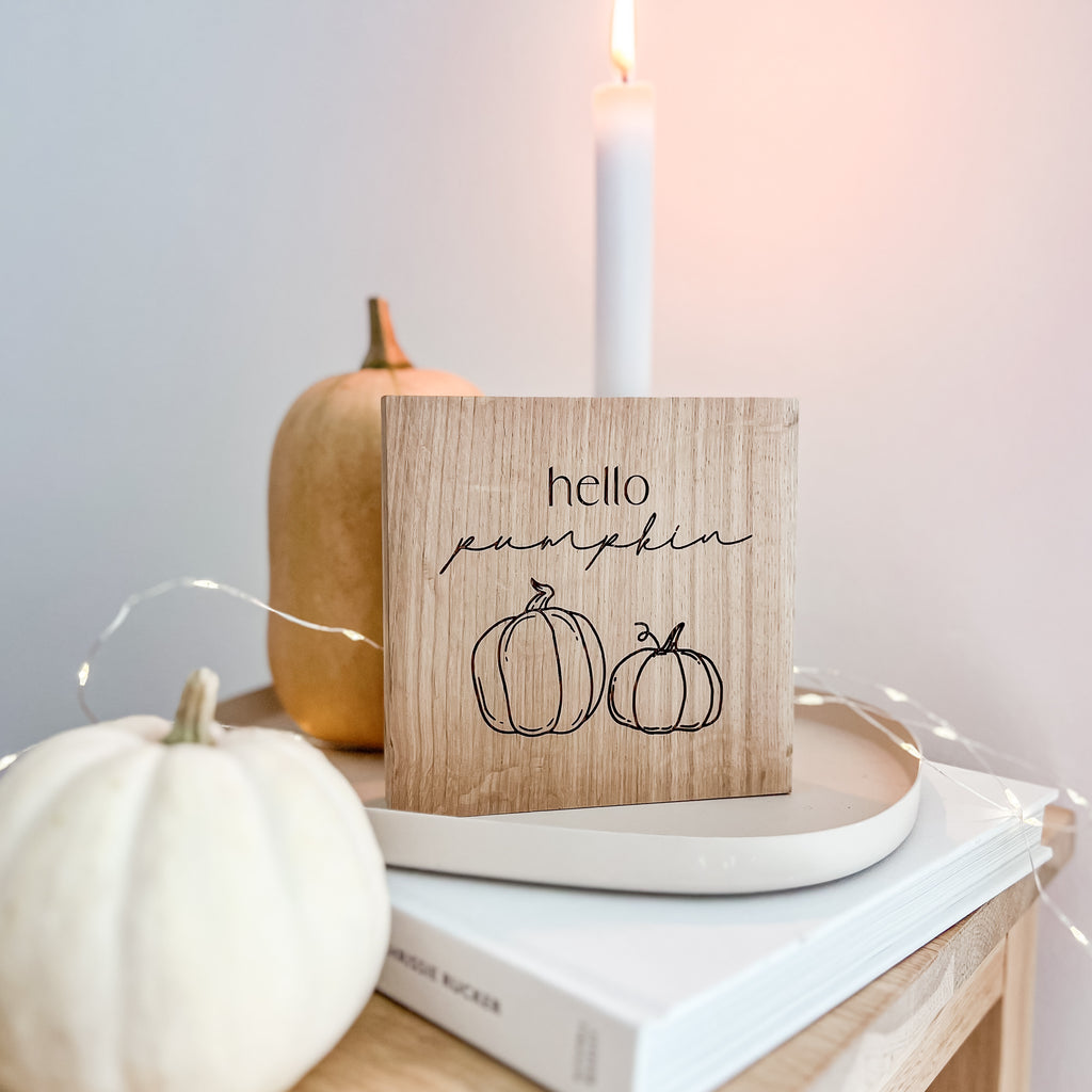 Einzigartiges Geschenkidee mit Kürbismotiv
