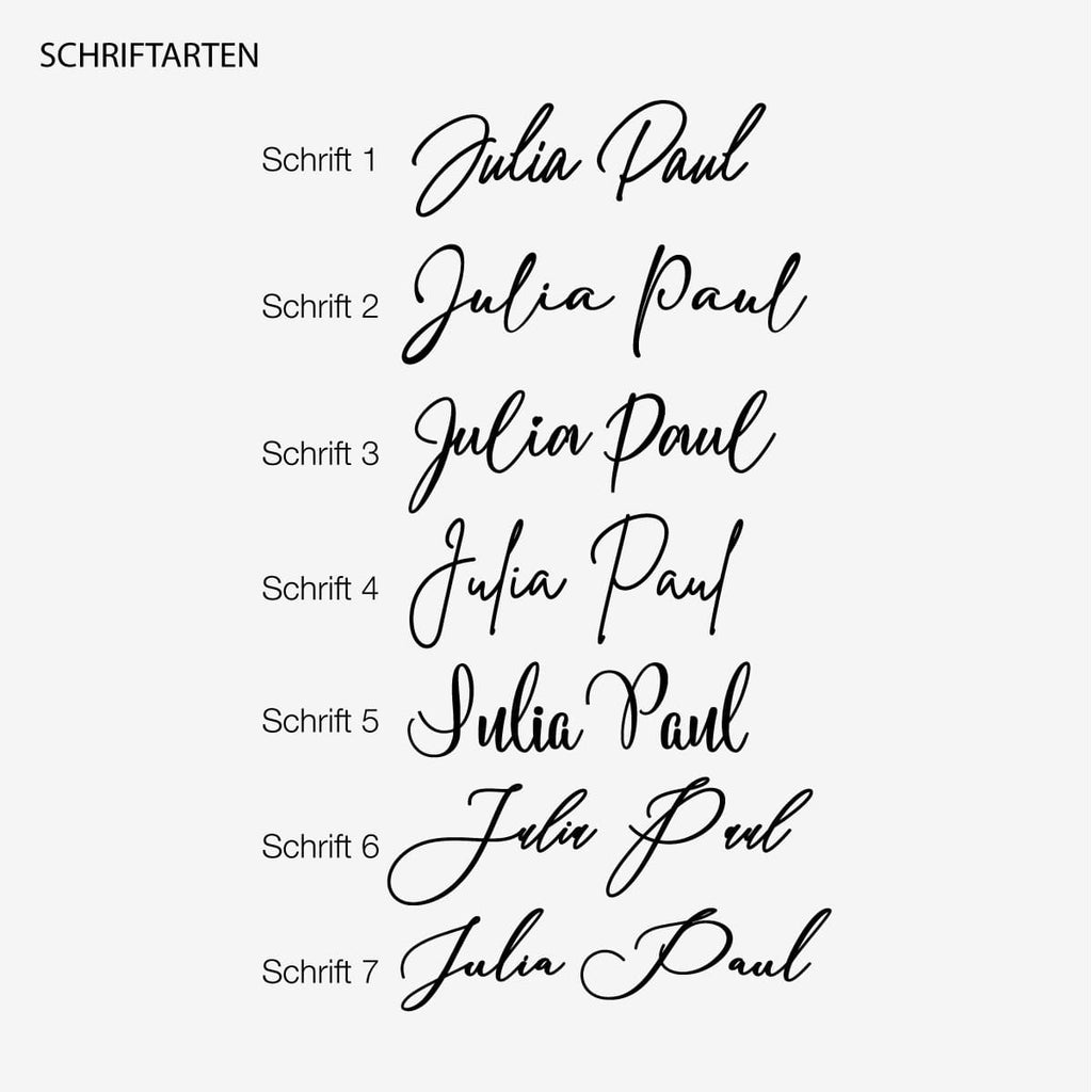 Hochzeitsgeschenk - personalisiertes Holzschild