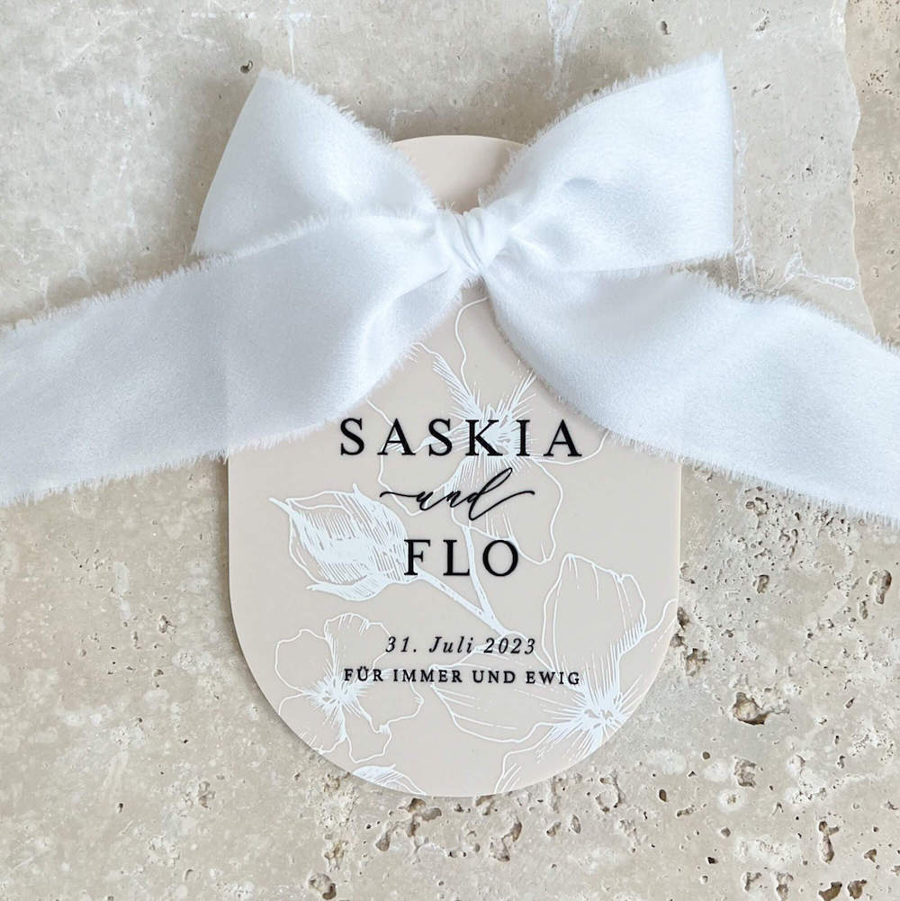 Ringkissen aus Acryl - Personalisert