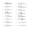 Willkommensschild Hochzeit „Nora“ – personalisiert