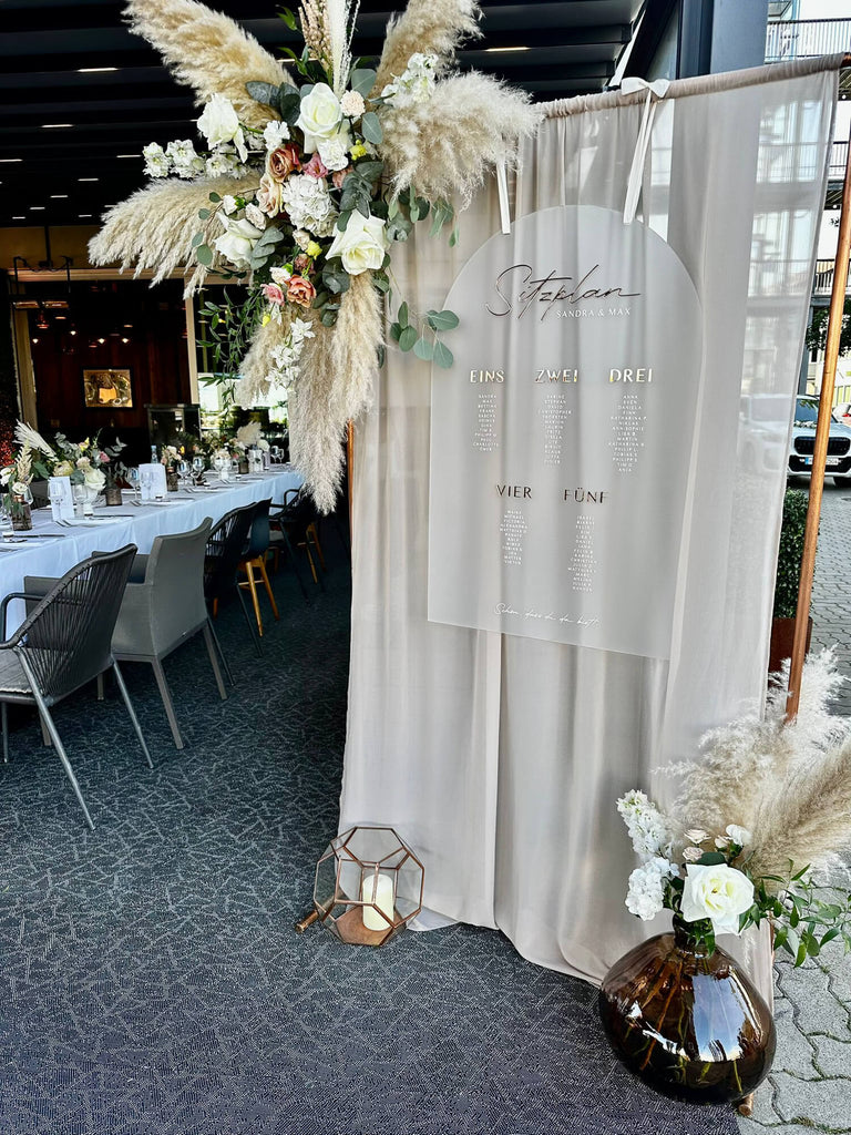 Sitzplan Hochzeit „Isabelle“ – personalisiert