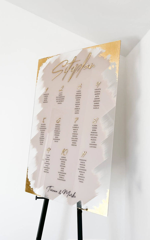 Sitzplan Hochzeit „Olivia“ – personalisiert