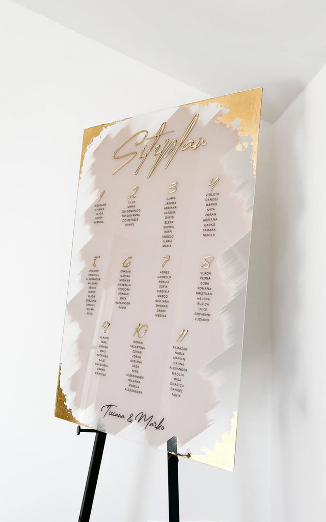 Sitzplan Hochzeit „Olivia“ – personalisiert