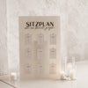 Sitzplan Hochzeit „Helena“ – personalisiert – Acrylglas – modern