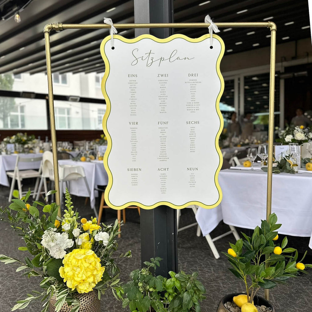 Sitzplan Hochzeit „Aurelia“ – personalisiert