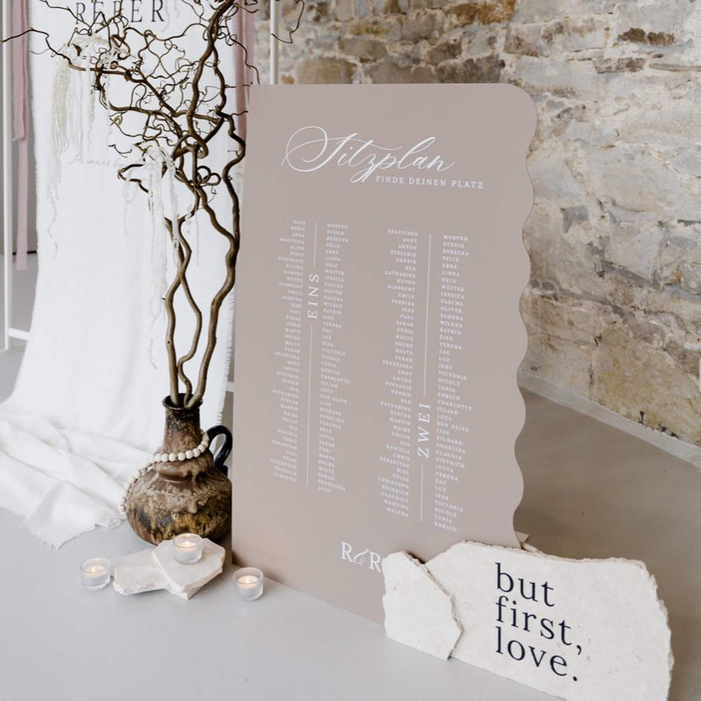 Sitzplan Hochzeit „Sophia“ – personalisiert