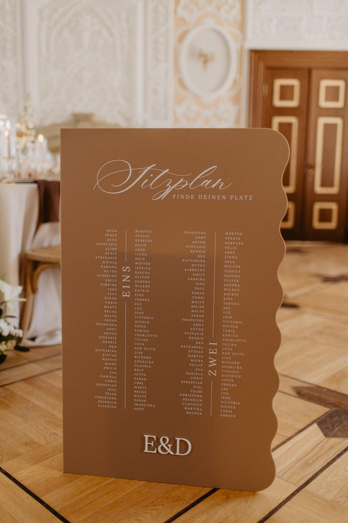 Sitzplan Hochzeit „Sophia“ – personalisiert