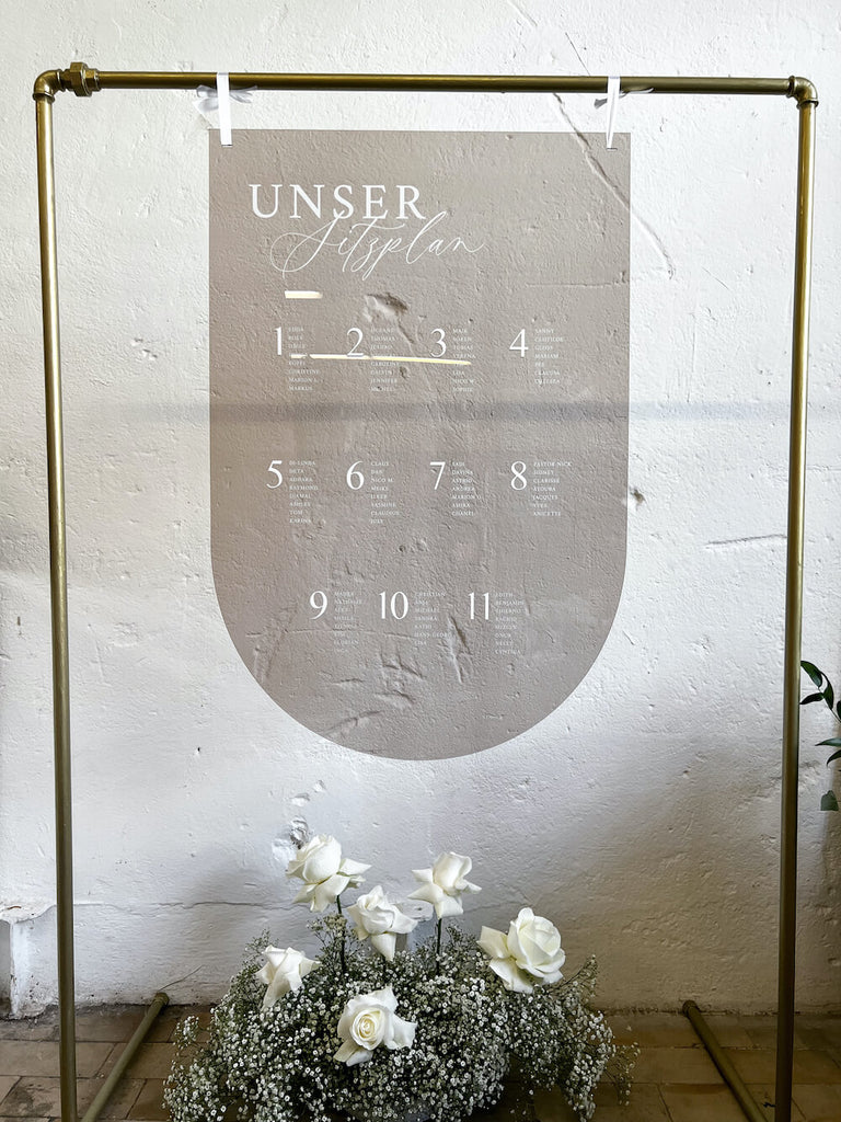 Sitzplan Hochzeit „Emma“ – personalisiert