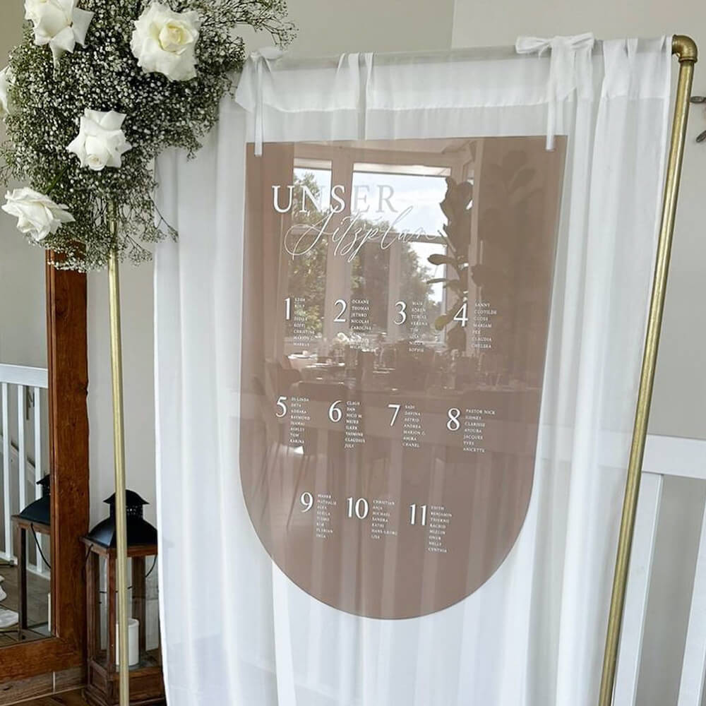 Sitzplan Hochzeit „Emma“ – personalisiert