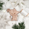 Weihnachtsbaumanhänger “Maus” aus Holz
