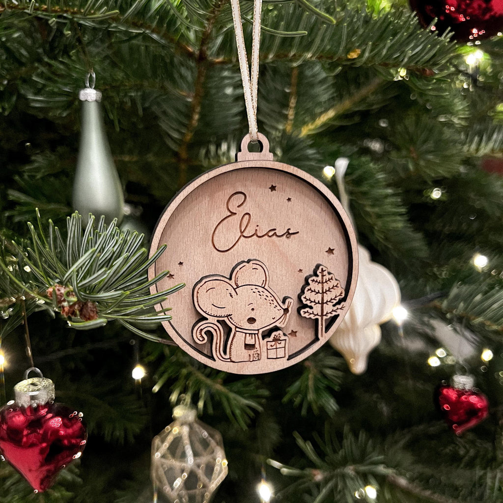 Weihnachtsbaumkugel personalisiert