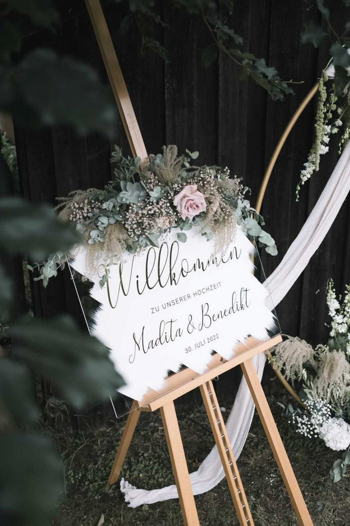 Acrylic welcome sign "Welcome"