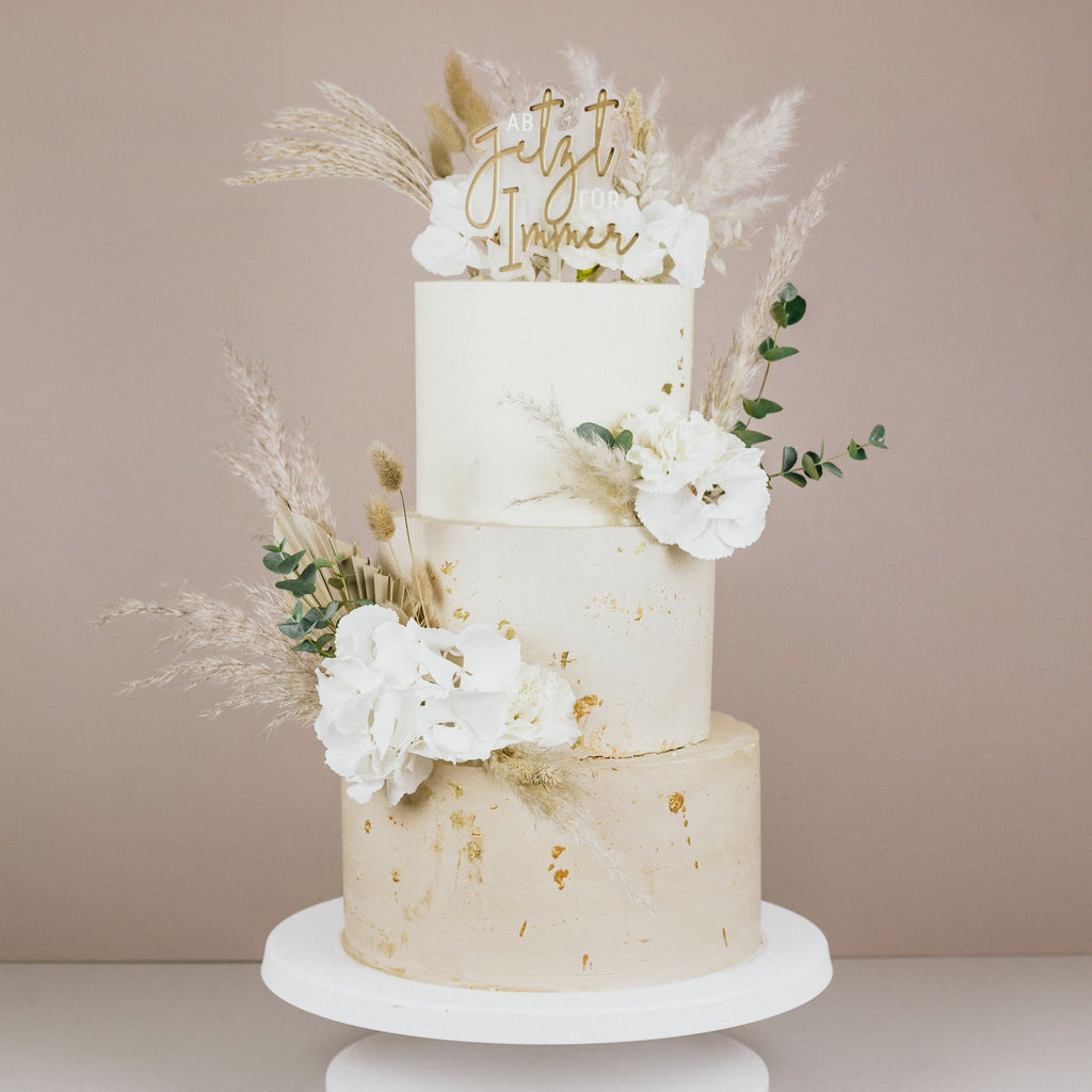 Cake Topper "From Now Forever" | Acrylic | double layer