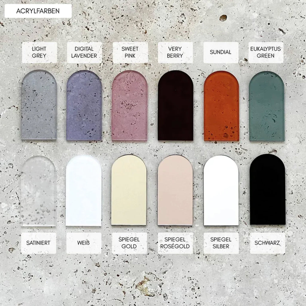 Elegante Tischnummern aus Acryl, perfekt für Hochzeitszeremonien