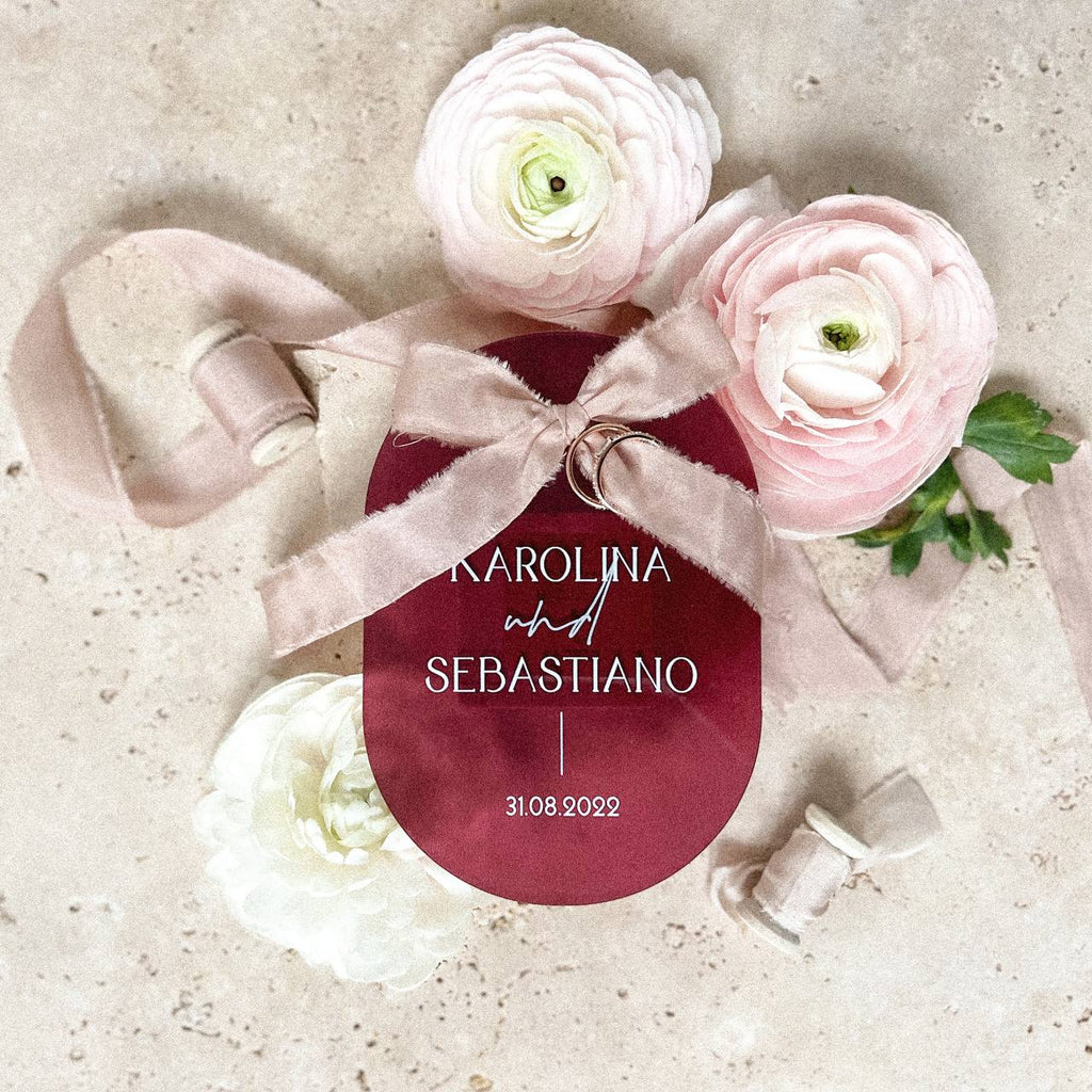 "Maßgeschneidertes Ringkissen zur Hochzeit - eine einzigartige Erinnerung für das Brautpaar"