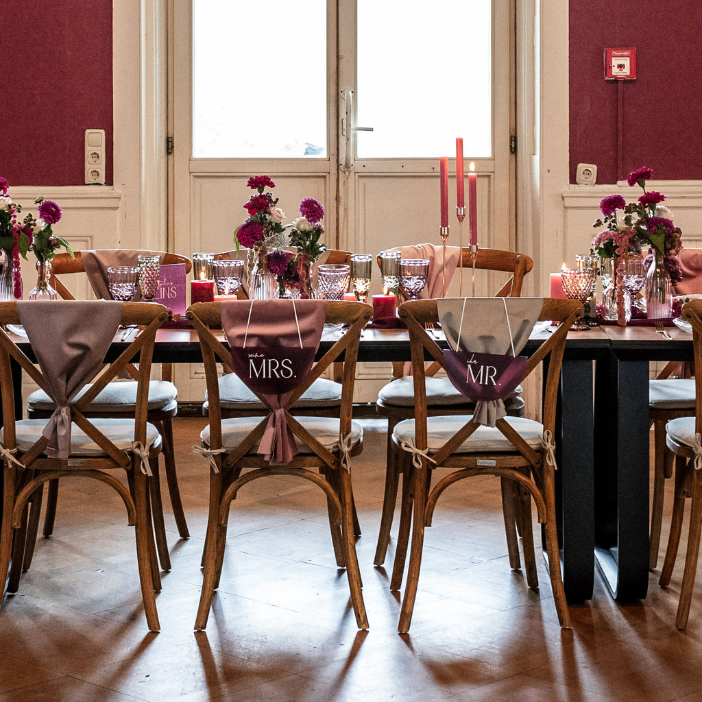 Stilvolles Stuhlschilder-Set 