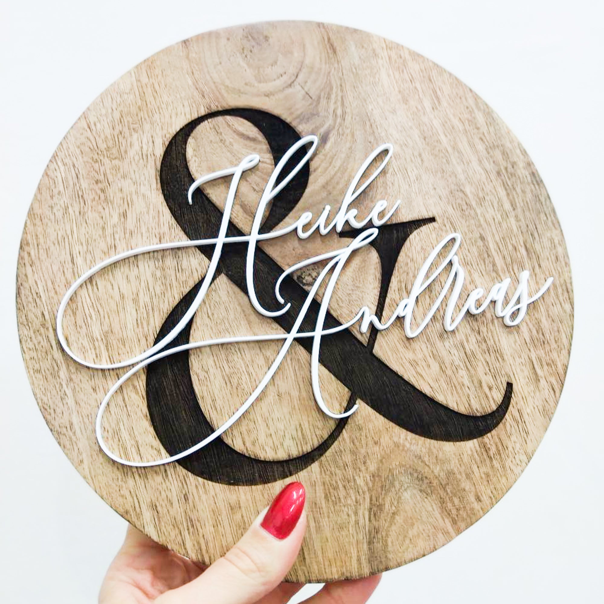 Personalisiertes Holzschild - Individuelles Türschild Für Zuhause & Garten